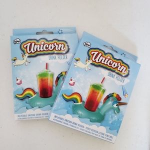 2 Unicorn Floating Cup Holders